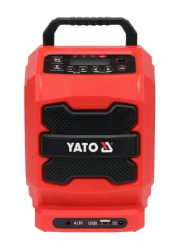 Радио YATO, 18V/220V, 3W, Bluetooth, AUX-IN, USB