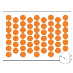 Самозалепваща тапа за покриване на винт Оранж