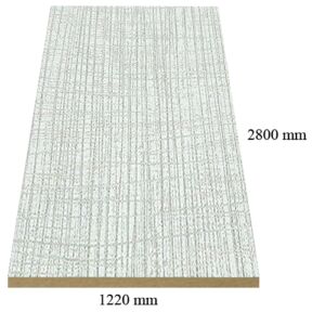 Y81 Сребърно Лино мат - 18 мм МДФ с ПВЦ покритие У81