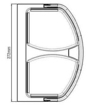 кош за окачване 7 литра