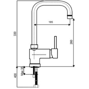 Смесител за Кухня модел TU115