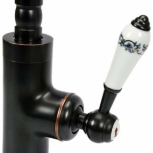 Смесител за мивка, висок, FALA RETRO BLACK 2