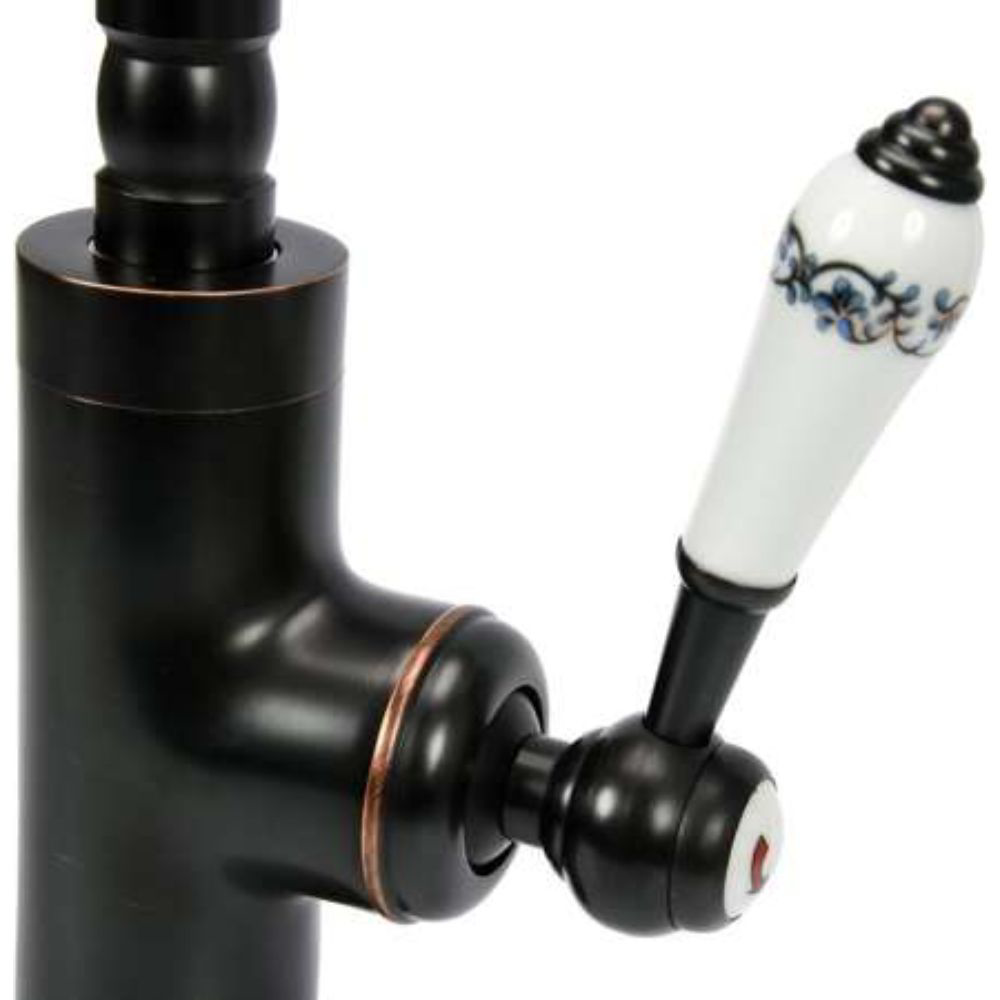 Смесител за мивка, висок, FALA RETRO BLACK 2 - Image 2