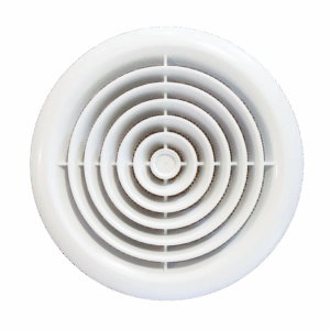 PVC Кръгла вентилационна решетка за въздуховод Ф125мм
