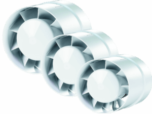 Vents серия VKO L Turbo 100 - Канален вентилатор с повишен дебит и двигател на лагери