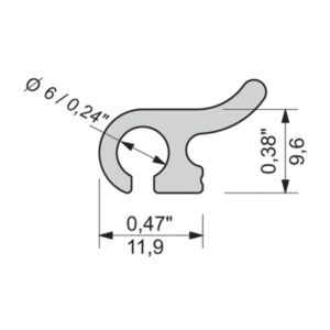 Държач стенна система zobal