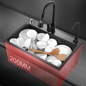 Мивка от неръждаема стомана - Черна с нано покритие