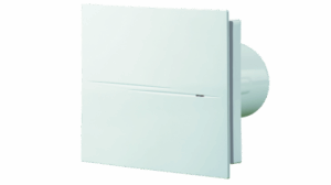 Безшумен вентилатор за баня, мокро помещение с двигател на лагери и обратна клапа VENTS QUIET-STYLE STANDART Ф100