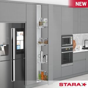 ВЕРТИКАЛНА КОЛОНА ЗА БУТИЛКИ H165СМ ПЛАВНО ЗАТВАРЯНЕ