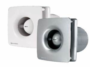 Дизайнерски вентилатор с двигател на лагери BAUBERG JET Ф100 (Бял)