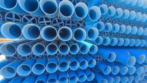 Тръба за Сондаж Ф125 мм с филтър-нарязана Синя