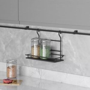 Единична дървена поставка за подправки - Антрацит