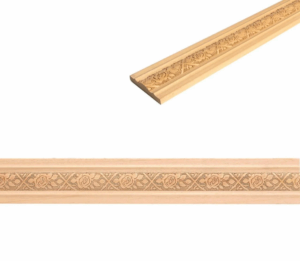 Дървен декоративен профил за мебели и декарации