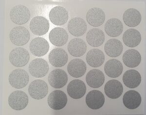 Самозалепваща тапа за минификс - Сив Металик