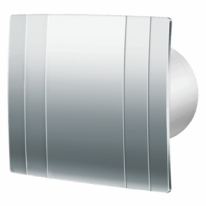 Дизайнерски вентилатор с двигател на лагери и обратна клапа BLAUBERG QUATRO Ф125 (Хром)