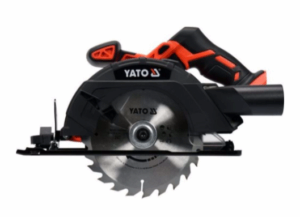 Акумулаторен ръчен циркуляр YATO 82811, 18 V, 165 мм, без батерия