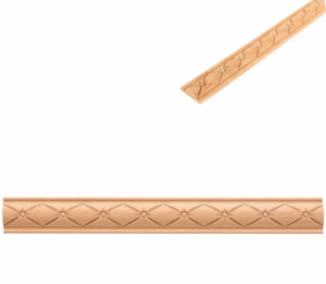 Дървен декоративен профил за мебели и декарации