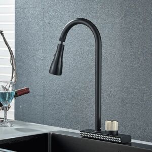 Смесител за Кухня многофункционален в Черен мат