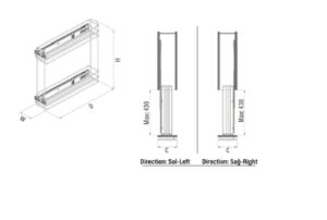 Кошница за бутилки STARAX, хром