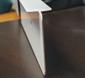 Лайсна за плот 4 см Т образна право право Бяла