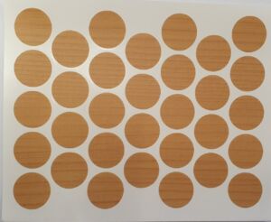 Самозалепваща тапа за минификс - Тъмен Бор