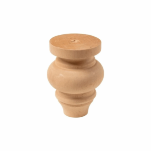 Дървен Крак Кръгъл Конус за Маса, Шкаф, Гардероб, Мебели