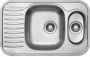 Кухненски мивки от неръждаема стомана - алпака модел UK 186 Кухненски мивки от неръждаема стомана - алпака модел UK 186