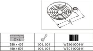 Полица изнесена ф350х405 мм
