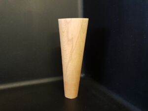 Дървен Крак Кръгъл Конус за Маса, Шкаф, Гардероб, Мебели