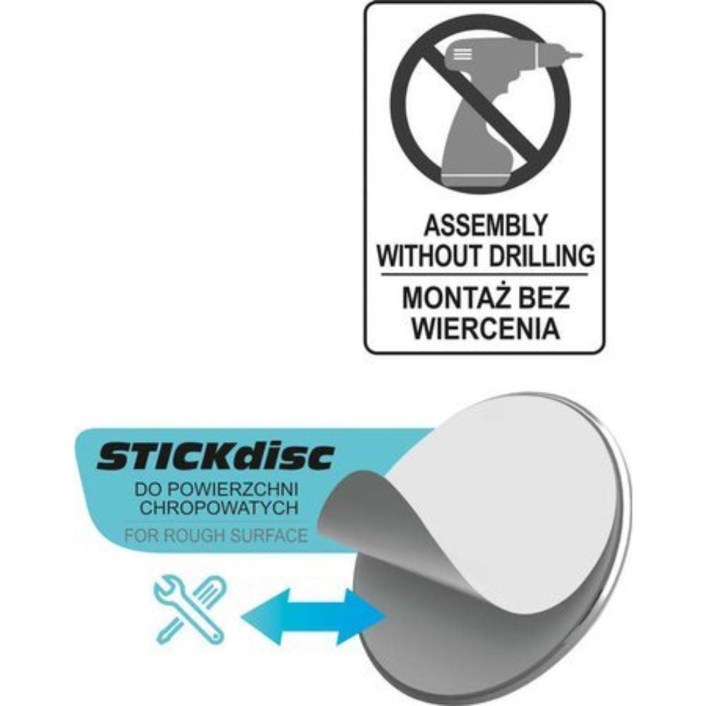 Неръждаем рафт за баня FALA, STEELY, 200 мм - Image 2