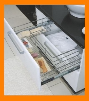 Телено чекмедже под мивка плавно прибиране S-2085