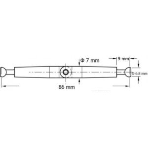 Тяло за минификс с чупещо рамо