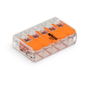 ИНСТАЛАЦИОННА КЛЕМА-WAGO 5X4MM2 УНИВЕРСАЛНА