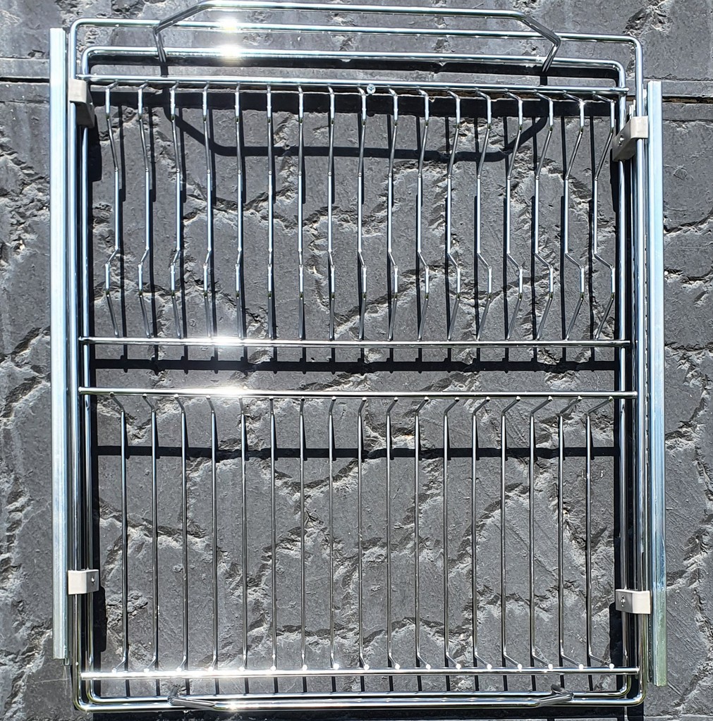 Механизъм с комбинирана поставка за чинии и чаши с телескопични водачи с пуш GTV