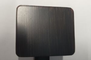 Мебелна Закачалка Черен Мат с Медни Нишки