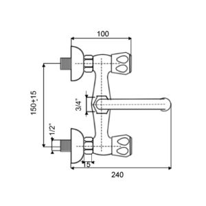 Смесител за Кухня модел FK009