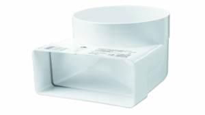 коляно плоско кръгъл за плосък въздуховод 204/60