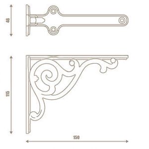 Растоносач за ПДЧ и Дърво - Антик Сребро