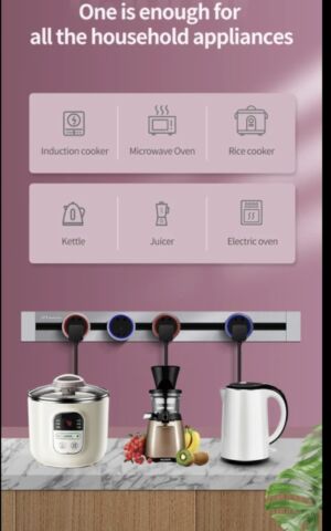 Канал за Разклонители - Черен 80 см