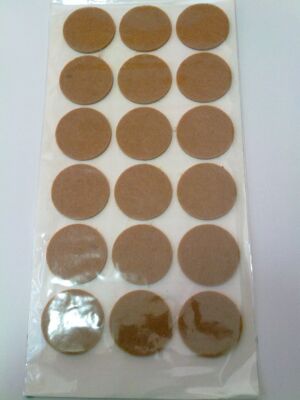 Залепваща мека подложка-лепенка за мебели модел Ф35 мм