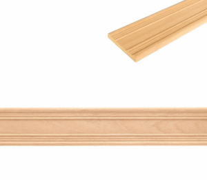 Дървен декоративен профил за мебели и декарации