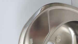 Кухненска мивка за вграждане от неръждаема стомана модел ''Сърце'' - ПРОДУКТ С ТРАНСПОРТЕН ДЕФЕКТ !!!